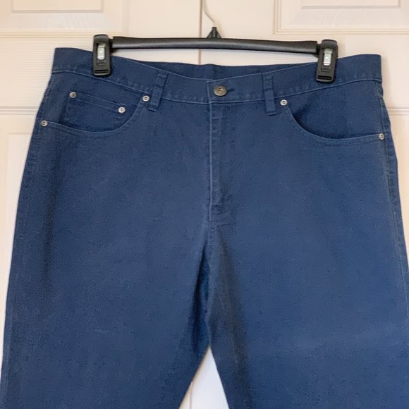 NORDSTROM BLUE 5 POCKET CLASSIC JEAN 38X32 Slim Fit Straight Leg - Picture 3 of 14
